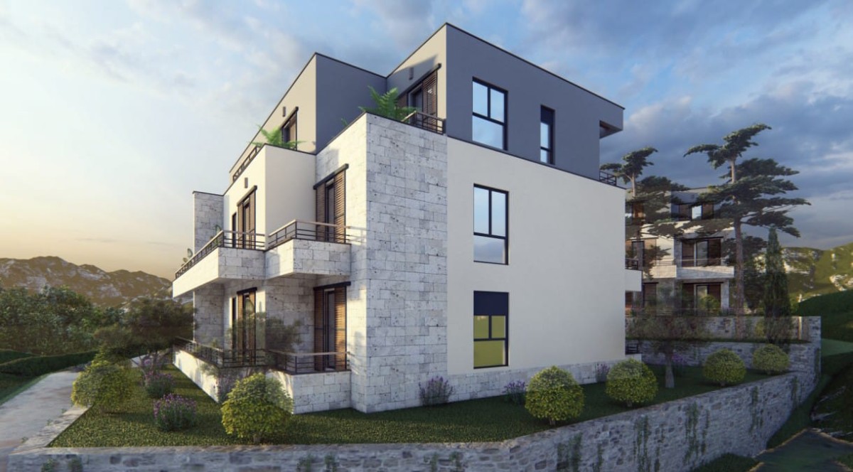 Stanovi u izgradnji na samo 150m od mora, Boka Kotorska, Orahovac